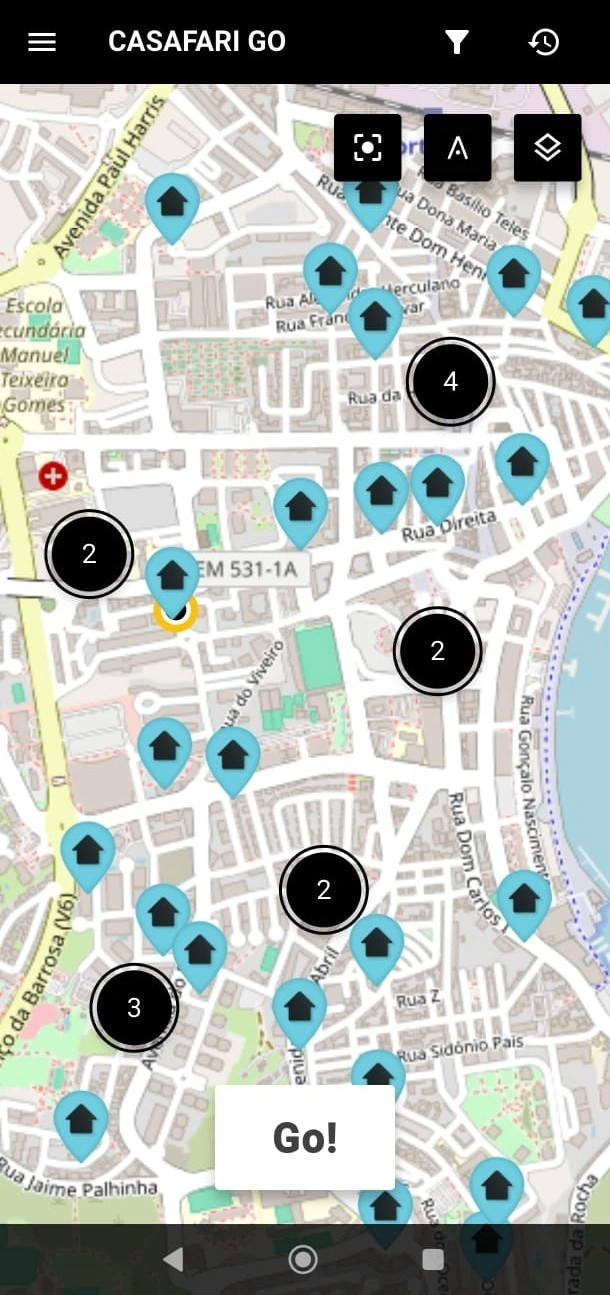 CASAFARI CRM mobile app interface