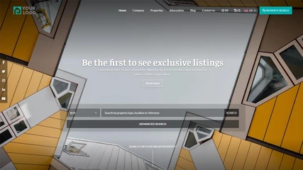 Preview of a customisable CASAFARI CRM website template 03
